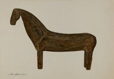 Toy Horse, 1935/1942. Creator: Frank Budash.