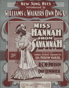 'Miss Hannah from Savannah', 1901. Creator: Unknown.