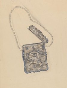 Card Purse, c. 1936. Creator: Ella Josephine Sterling.