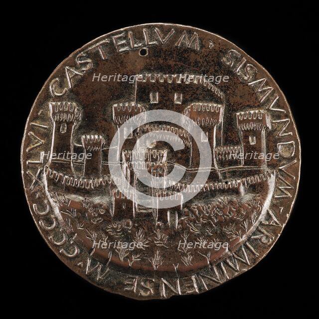 The Castle of Rimini [reverse], 1446. Creator: Matteo di Andrea de Pasti.