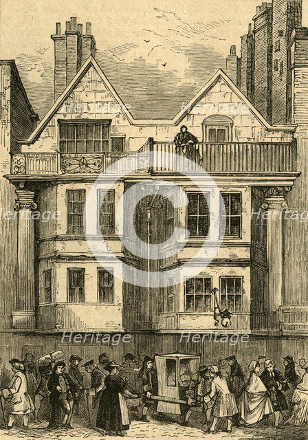 'Old Houses in Fleet Street, near St. Dunstan's Church, now rebuilt', (1897). Creator: Unknown.