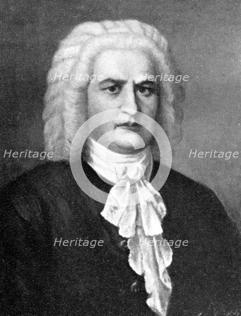 Johann Sebastian Bach, (1685-1750), German composer, 1909. Artist: Unknown