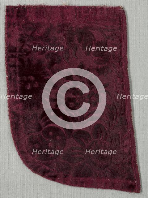 Fragments of a Chasuble, 1600s. Creator: Unknown.