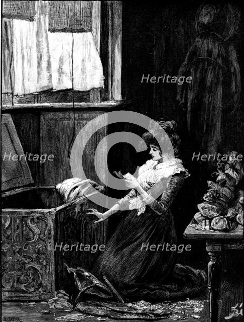 It was a note on the contents of the parcel, written by the owner, 1890. Creator: R. Taylor.