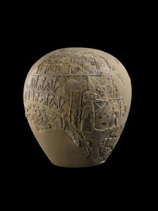 Mace-head of Scorpion king, Dynasty 0, (3100 BC-3000 BC). Artist: Unknown.