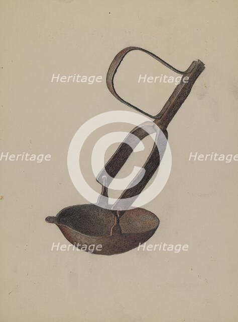 Swinging Lamp, c. 1938. Creator: Roy Weber.