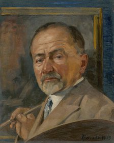 Self-Portrait, 1933. Creator: Jozef Hanula.