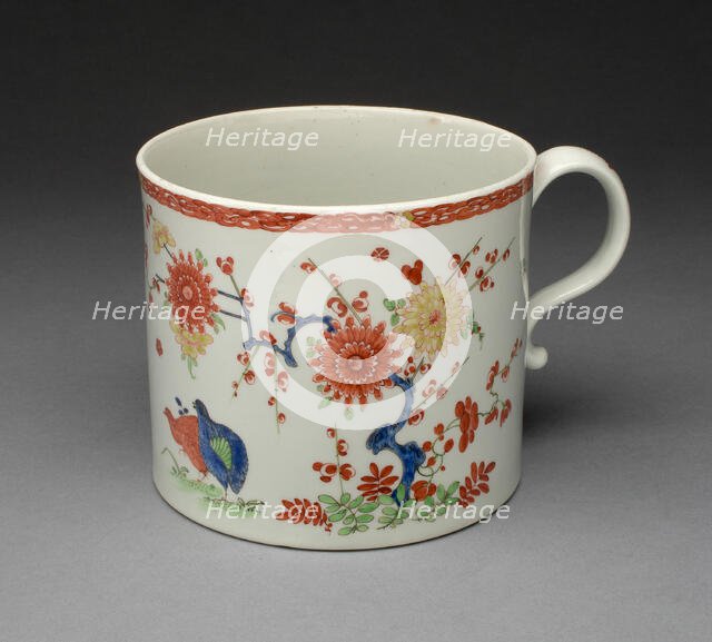 Mug, Worcester, c. 1760/70. Creator: Royal Worcester.