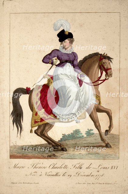 Marie Thérèse of France (1778-1851).