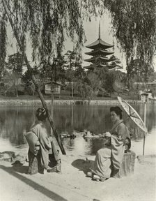 'The Nara Pagoda', 1910. Creator: Herbert Ponting.