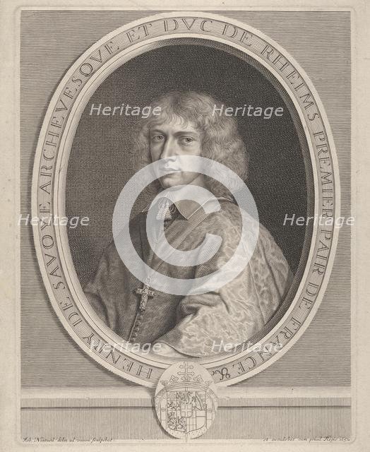 Henri II de Sevoie, ca. 1651. Creator: Robert Nanteuil.