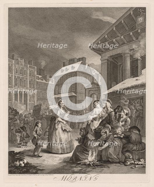 The Four Times of Day: Morning, 1738. Creator: William Hogarth (British, 1697-1764).