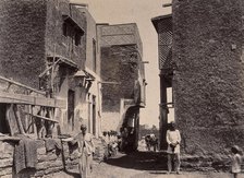 Buildings in the town of Machi Meani, Karachi, India, 1897. Creator: Unknown.