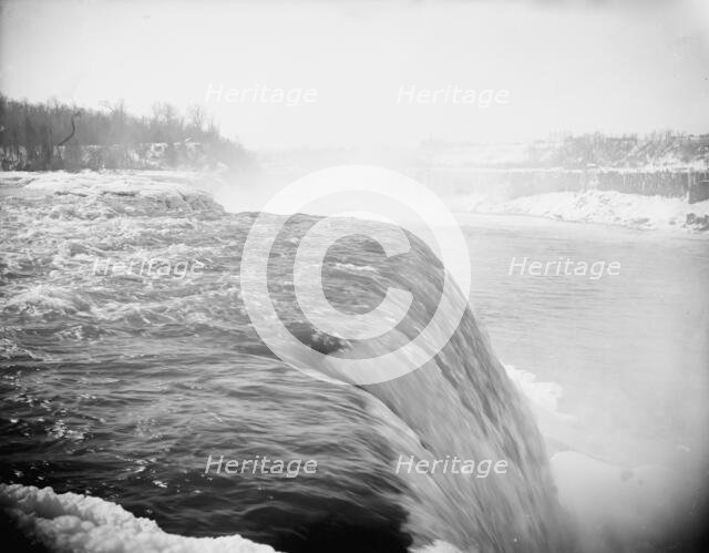 Niagara Falls from Prospect Point, between 1880 and 1901. Creator: Unknown.
