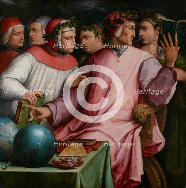 Group Portrait of Six Tuscan Poets (Dante, Petrarca, Boccaccio, Guido Cavalcanti, Marsilio Ficino an