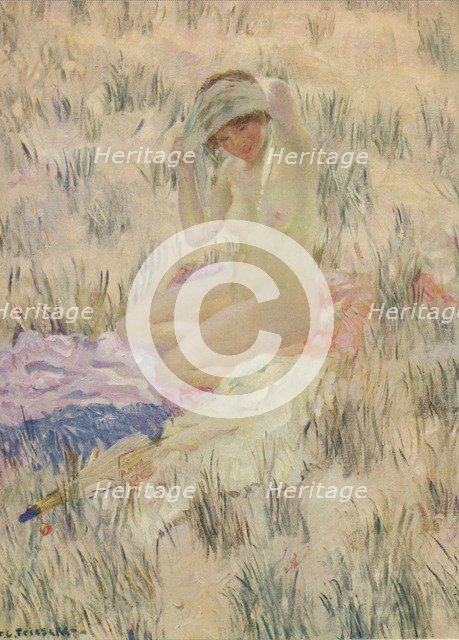 'Sur les Dunes', 1913, (c1932). Artist: Frederick Carl Frieseke.