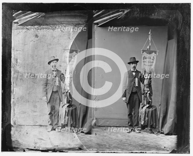 War flag of General George H. Thomas, 1865-1880.  Creator: Unknown.