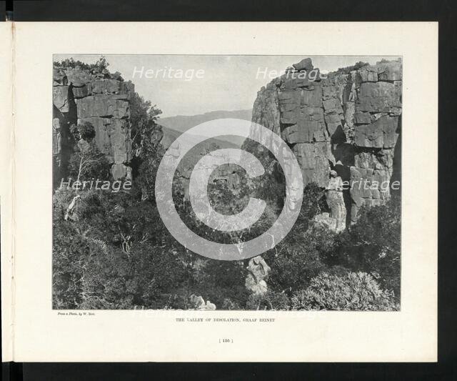 The Valley of Desolation, Graaf Reinet, South Africa, c1900?  Creator: Unknown.