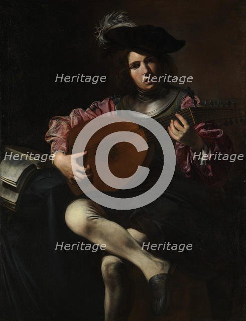 Lute Player, ca. 1625-26. Creator: Valentin de Boulogne.