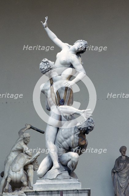 'The Rape of the Sabine Women', c1583. Artist: Giambologna