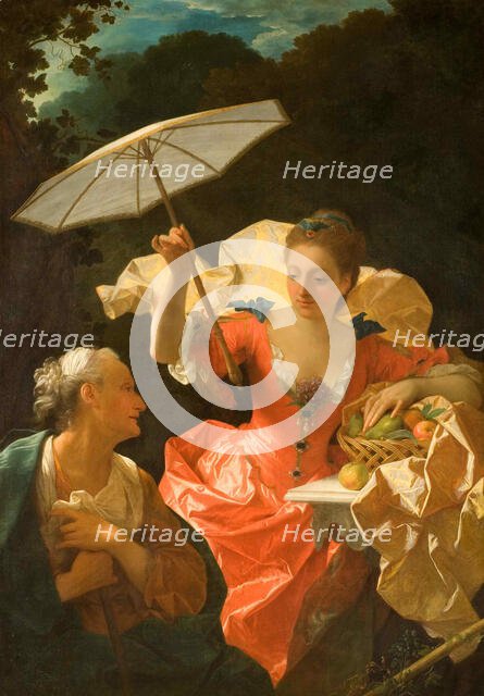 Vertumnus and Pomona, ca 1710-1722. Creator: Ranc, Jean (1674-1735).