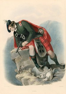 Ross, from The Clans of the Scottish Highlands, pub. 1845 (colour lithograph)