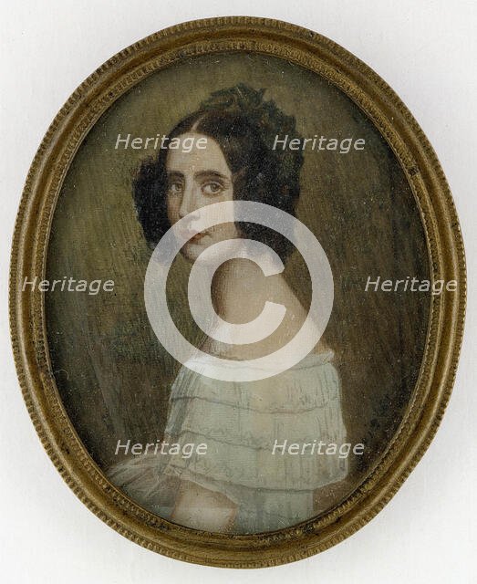 Portrait of a lady, 1840. Creator: Joseph Karl Stieler.