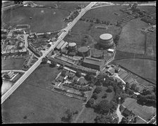 The Yeadon and Guiseley Gas Co Gas Works, Yeadon, West Yorkshire, c1930s. Creator: Arthur William Hobart.