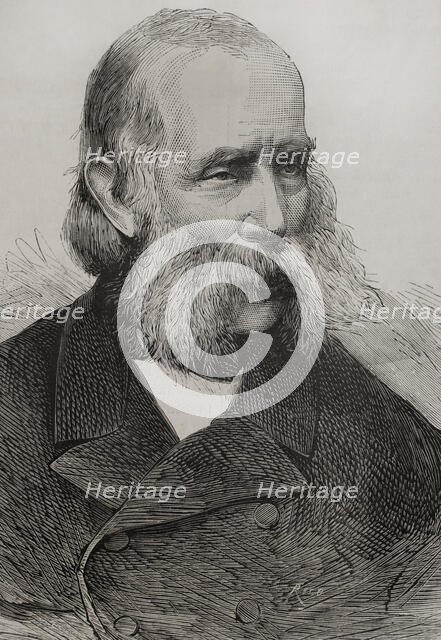 Franz Karl Joseph of Austria-Habsburg (1802-1878), Archduke of Austria, 1878. Creator: Bernardo Rico.