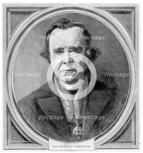 Samuel Wilberforce, English churchman, 1870. Artist: Unknown