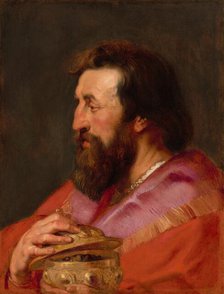 Head of One of the Three Kings: Melchior, The Assyrian King, c. 1618. Creator: Peter Paul Rubens.