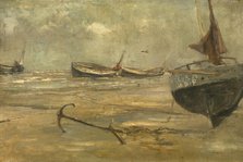 After the Catching of Fish, c1860-1890. Creator: Louis Artan.