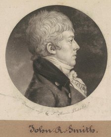 John R. Smith, 1802. Creator: Charles Balthazar Julien Févret de Saint-Mémin.
