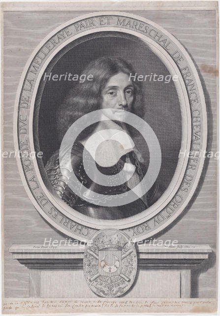 Portrait of Charles de la Porte Duc de la Melleraye, 1662., 1662. Creator: Robert Nanteuil.