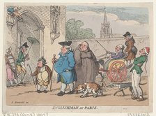 Englishman at Paris, 1807 (?)., 1807 (?). Creator: Thomas Rowlandson.