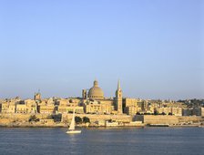 Valletta, viewed from Sliema, Malta