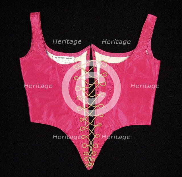 Bodice, American, 1815-20. Creator: Unknown.