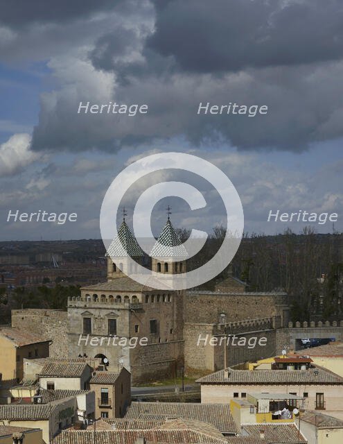 Puerta Nueva de Bisagra, Toledo, Spain, 2022.  Creator: LTL.