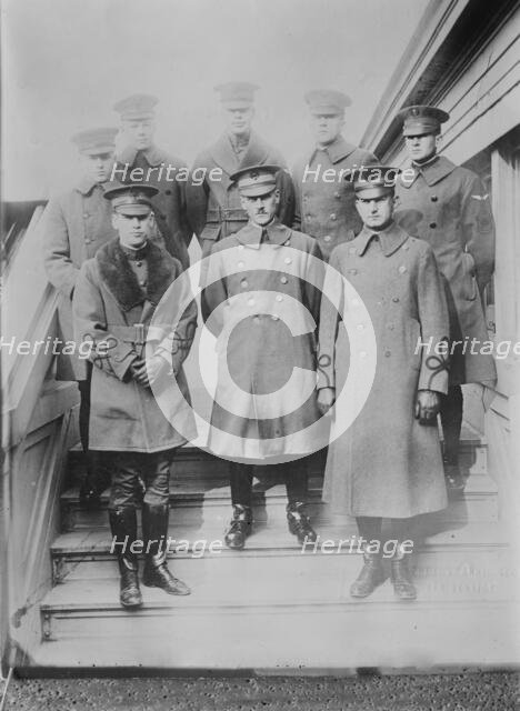 Lt. W.J. Reed, Maj. J.G. Thornell, Capt. Dale Mabry, between c1915 and c1920. Creator: Bain News Service.