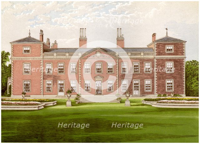 Euston Hall, Suffolk, home of the Duke of Grafton, 1880. Artist: Unknown