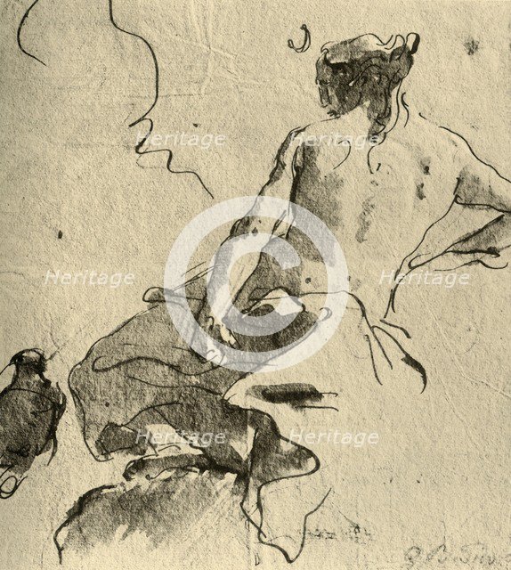 'Diana', 1757, (1928). Artist: Giovanni Battista Tiepolo.