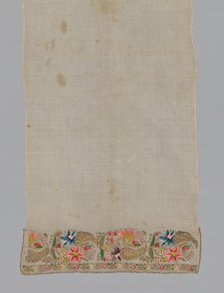 Towel, Turkey, 1825/1875. Creator: Unknown.