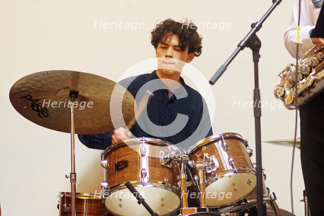 Kai Macrae, Indo Jazz Fusion Revisited, Loughton Methodist Church, Loughton, Essex, 2024. Creator: Brian O'Connor.