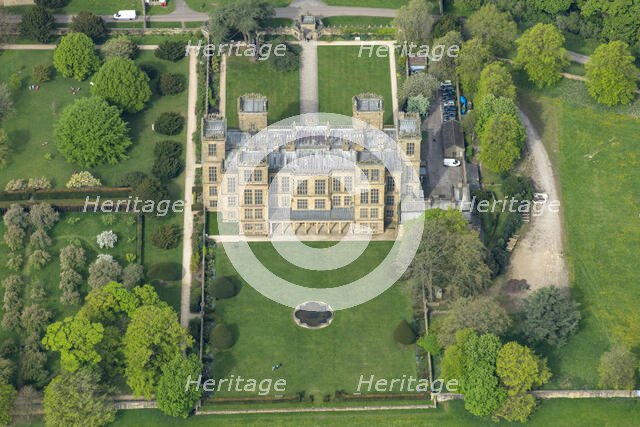 Hardwick Hall, a late 16th century country house, Derbyshire, 2025. Creator: Robyn Andrews.