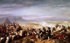 Battle of Almansa, fought during the war of succession between the troops of Philip V and the Arc…