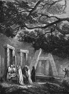 Druids Last Sacrifice, 1887. Creator: Anonymous.