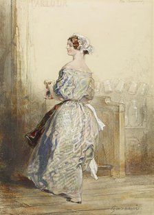The Barmaid, 1847-1851. Creator: Paul Gavarni.