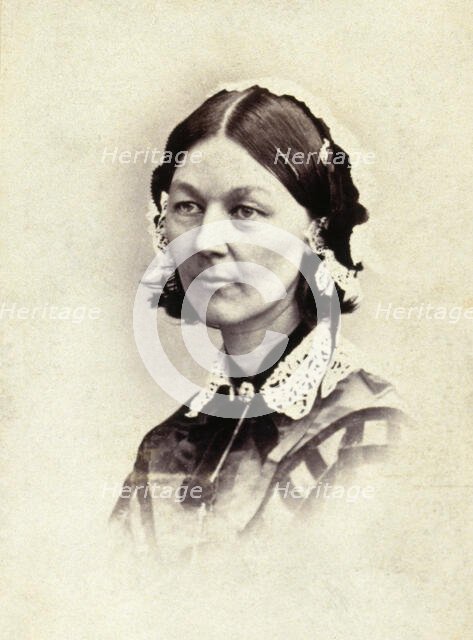 Florence Nightingale, c1870s. Creator: Henry Lenthall.