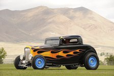 Ford Coupe Custom 1934. Artist: Simon Clay.