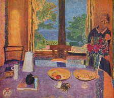'Dining room on the garden - Interior', 1937. Artist: Unknown.
